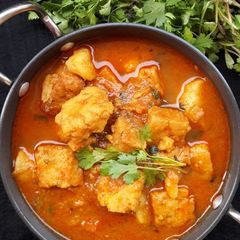 A picture of AlOO BESAN TARAKARI.