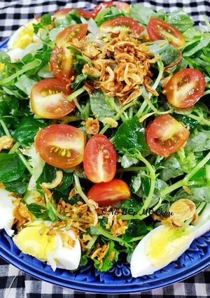 Hình của món Rau càng cua trộn.
