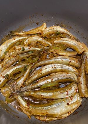 A picture of Stew fish.