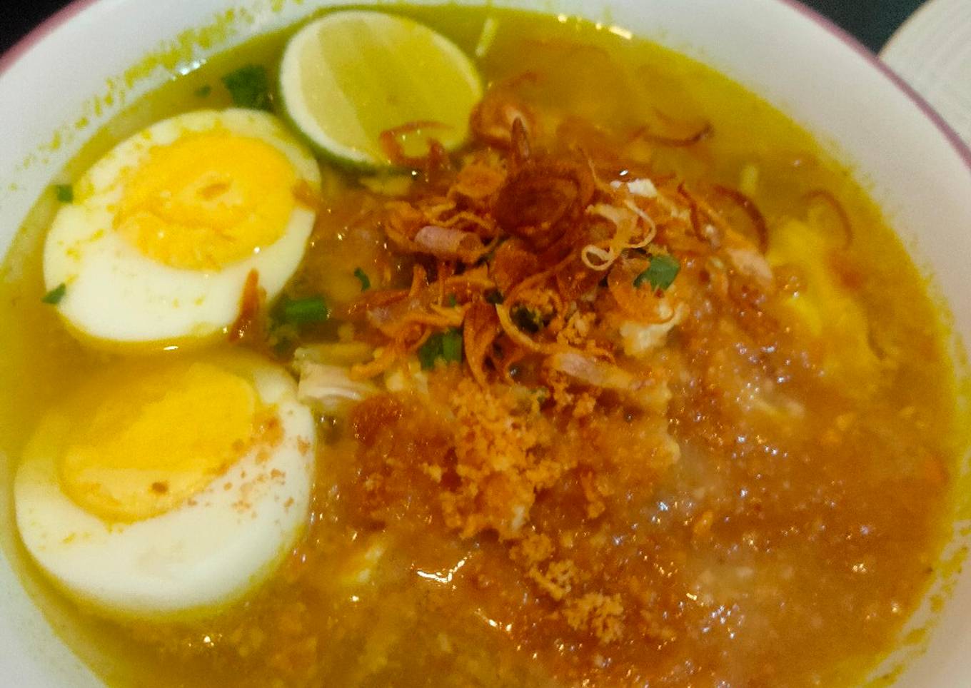 Soto Ayam Bening Kuning