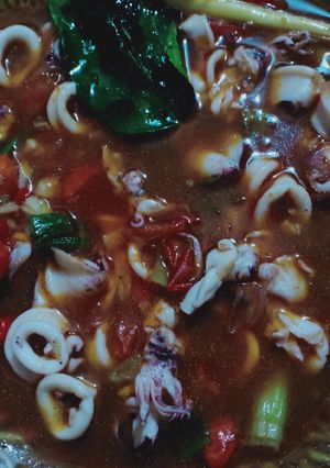 Foto resep Cumi saos Padang