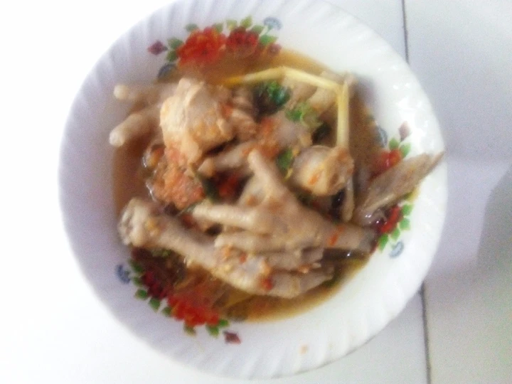 Langkah Gampang Membikin Resep Ceker kuah mercon yang Bikin Ngiler Anti Ribet, Menggugah Selera