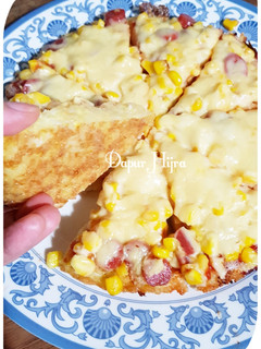 Foto resep Pizza Nasi Jagung Sosis
