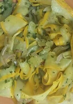 Une photo de Tagliatelle de courgette