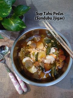 Foto resep Sup Tahu Pedas (Sundubu Jjigae)