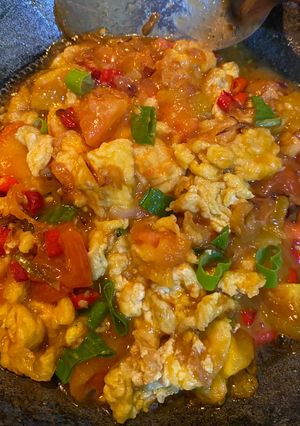 Foto resep Tumis telur tomat (xihongsi chaojidan chinesse food)