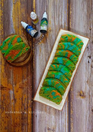 A picture of Tiranga Pound Cake.