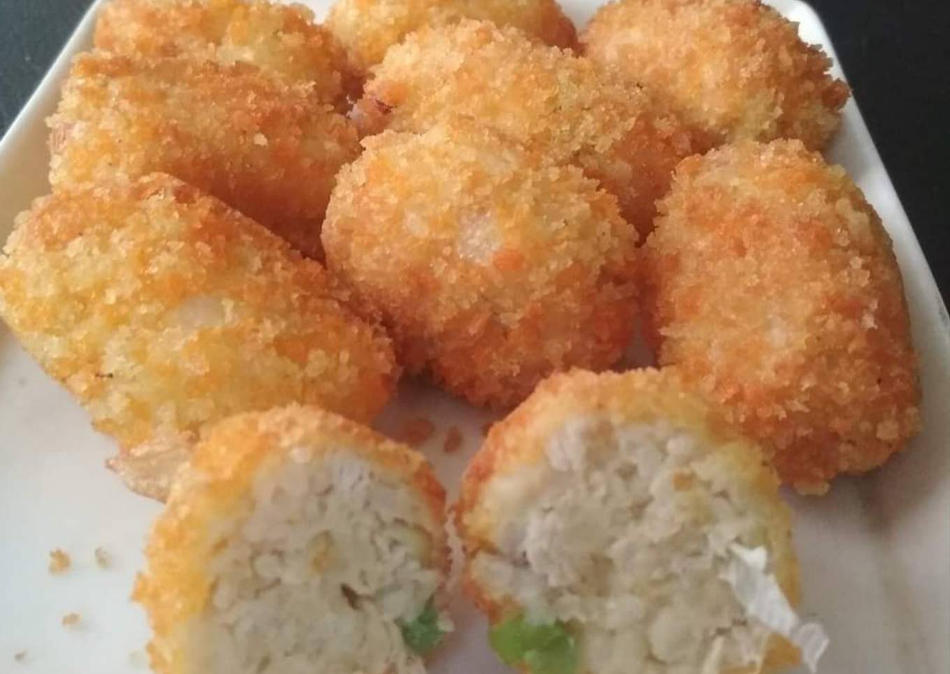 Kroket nasi ayam