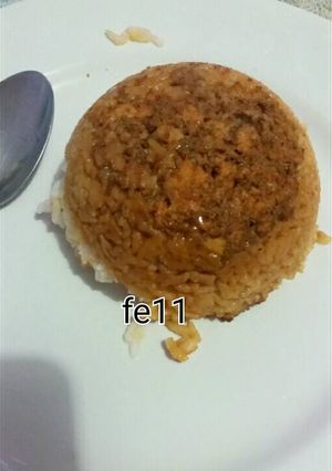 Foto resep Nasi tim sapi campur ayam kampung