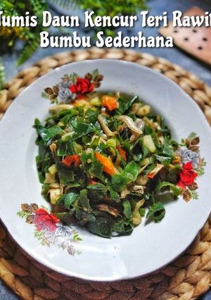 Foto resep Tumis Daun Kencur Teri Rawit Bumbu Sederhana