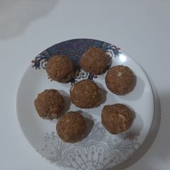A picture of Churma ladoo (non-fried).
