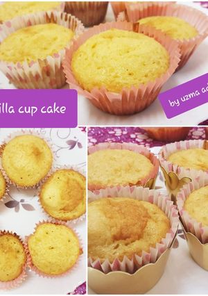 A picture of Vanilla cup cake.