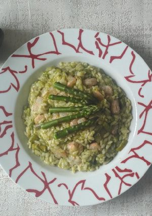 Foto di Risotto asparagi e gamberi
