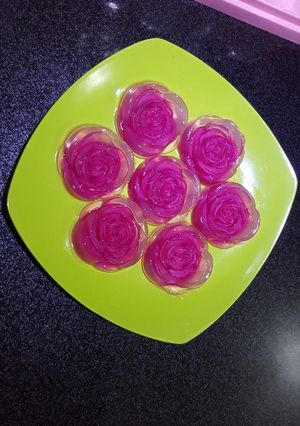 Foto resep Puding Kaca Buah Naga