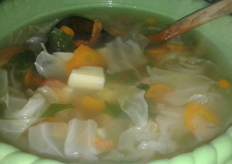 Cara Gampang Membuat Sayur Sop Bumbu Minimalis/No Tumis Anti Gagal