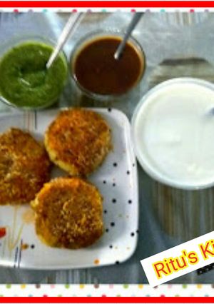 A picture of Aloo Peanut Tikki (Patties) Recipe.