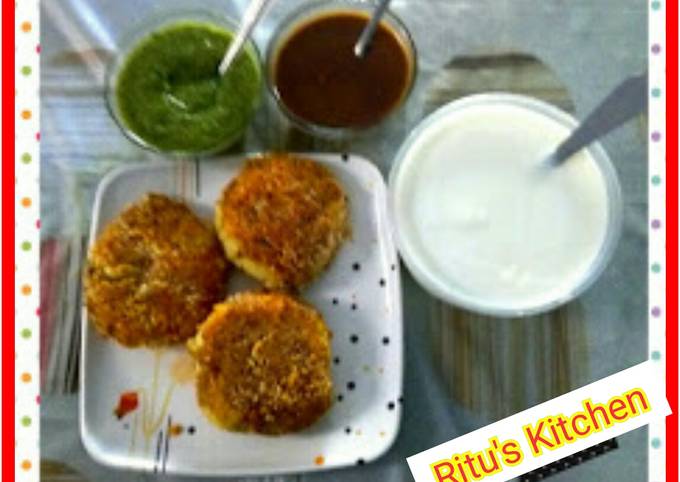 Aloo Peanut Tikki (Patties) Recipe