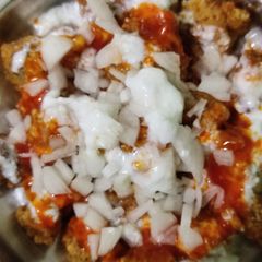 A picture of Moong bhajiya.