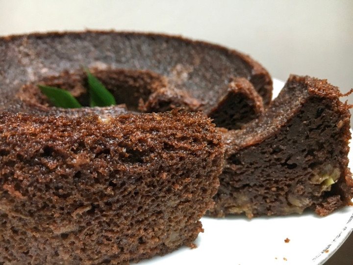 Cara Gampang Membuat Brownies Pisang Coklat Kukus | Moist Lembut Nyoklat yang Lezat