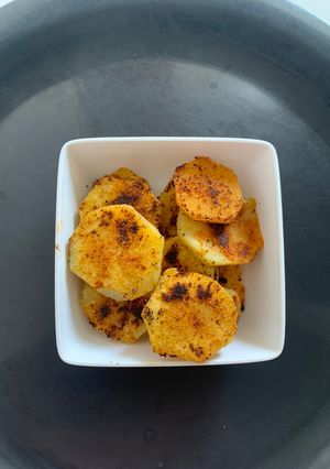 A picture of Sweet potato roast.