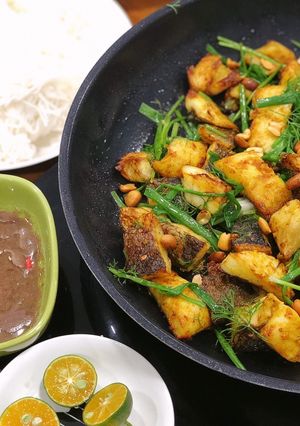 Hình của món Chả cá Lã Vọng.