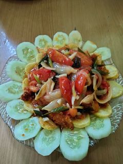 Foto resep Bistik ayam asam manis