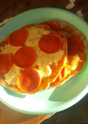 Una foto de Pizzas de sartén por si no tenemos dinero para comprar una :De