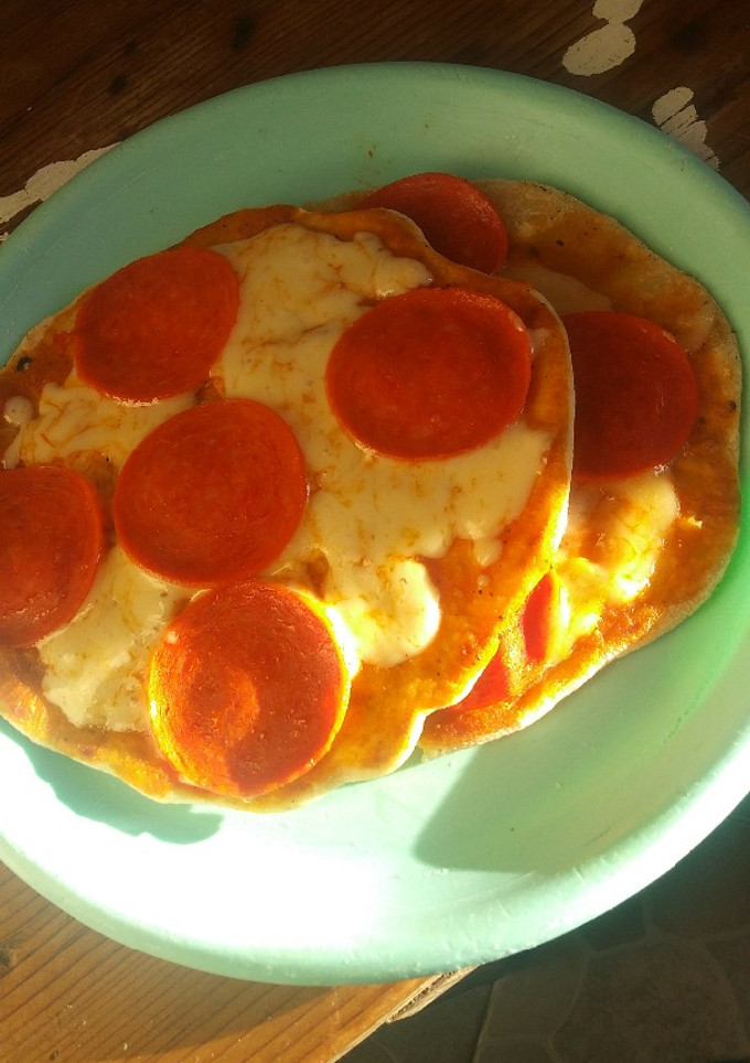 Una foto de Pizzas de sartén por si no tenemos dinero para comprar una :De
