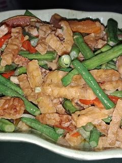 Foto resep Tumis Tempe Kacang Panjang