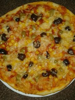صورة لوصفة بيتزا خضار