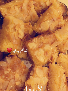 صورة لوصفة بسبوسه الطازج 😋