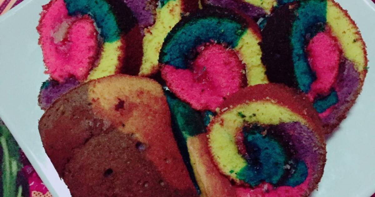 Resep Bolu gulung rainbow keju oleh LYAN DIAMOND Cookpad Resep Bolu gulung rainbow keju oleh LYAN DIAMOND Cookpad