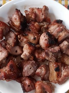 Hình của món Thịt lợn nướng than hồng thơm điếc mũi hàng xóm.
