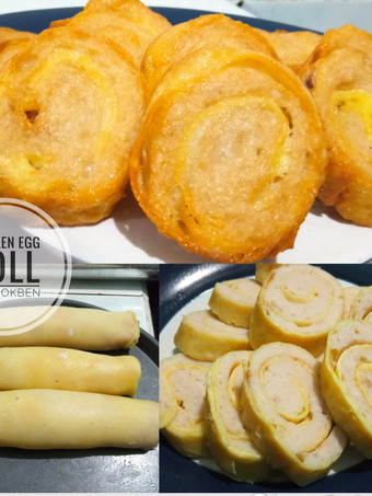 Cara Memasak Chicken egg roll ala hokben Gampang