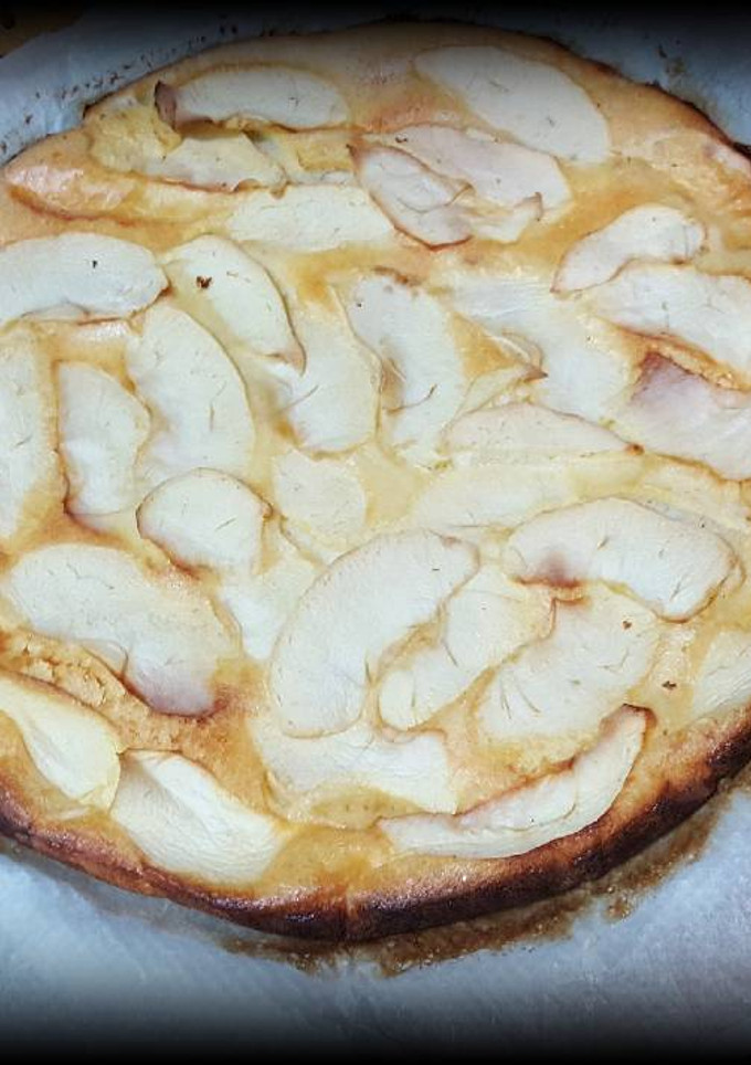 Una foto de Bizcocho de manzana fitness 🍏🍞
