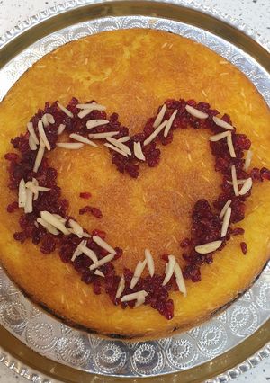 عکسی از دستور ته چین مرغ و بادمجان