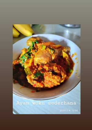 Foto resep Ayam woku pedas
