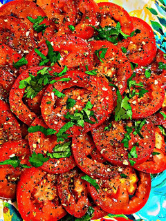 A picture of Tomato salad.