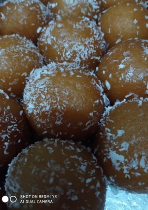 A picture of Gulaab jamun.