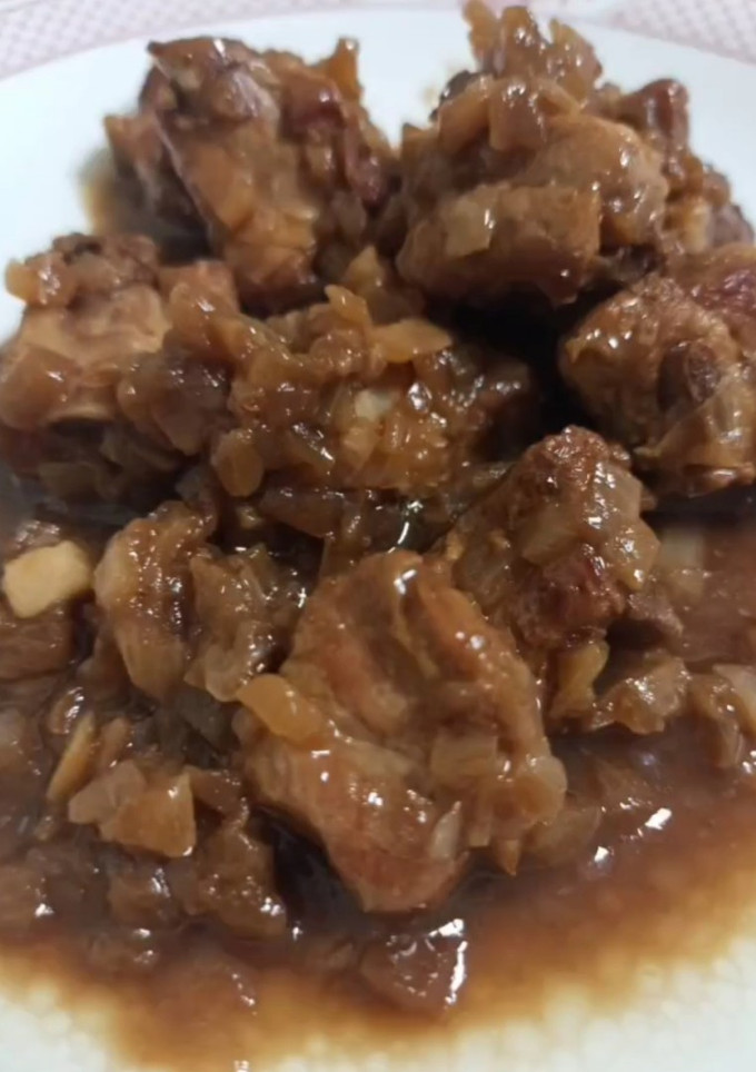 Una foto de Costillas a la Coca-Cola
