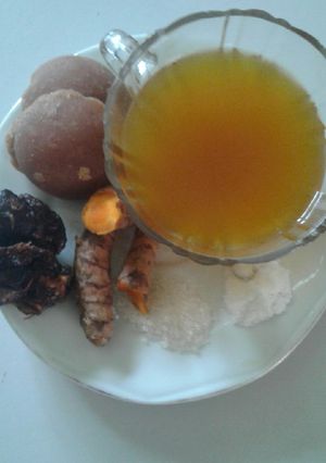 Foto resep Jamu kunir asem suegerrrr 😋😚