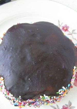 Una foto de Torta de batata y chocolate