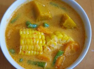 Foto resep Sayur Santan Labu Kuning + Jagung
