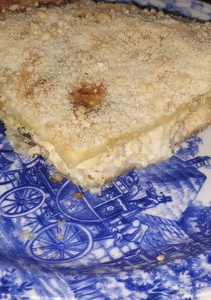 Una foto de Tarta de Cebolla, Zucchini y Queso