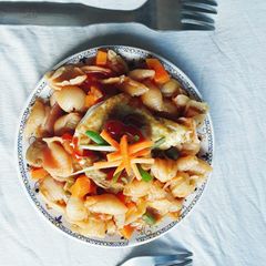 A picture of Vegetable pasta.