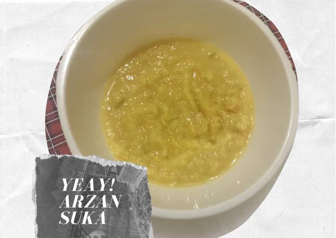 Lodeh salmon buncis MPASI 6-8 bulan