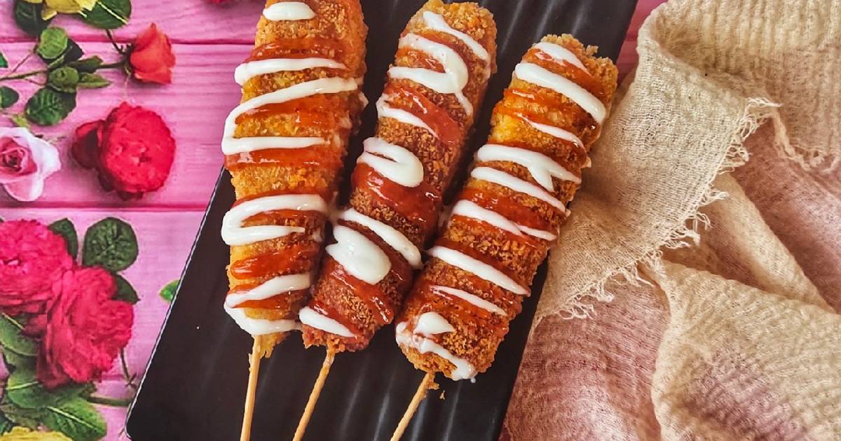 Resep Corn Dog Roti Tawar Oleh Priska Koes - Cookpad