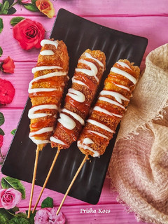 Foto resep Corn Dog Roti Tawar
