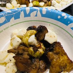 A picture of AirFryer Eggplant with Veggies.