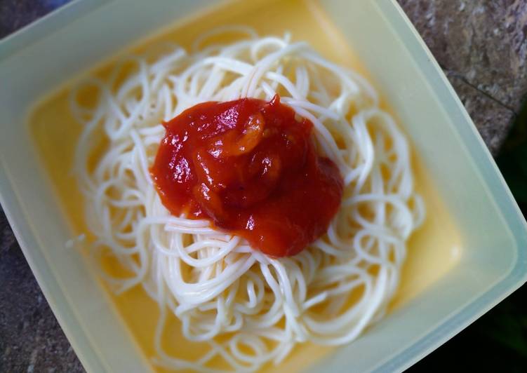 Cara Gampang Menyiapkan Spaghetti saos homemade, Bikin Ngiler
